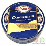 Купить Сыр плавленный Президент сливочный мдж 45% БЗМЖ 280г (сектор) Лакталис Истра